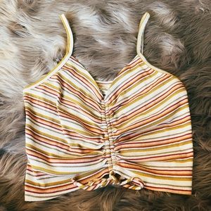 Striped Crop top